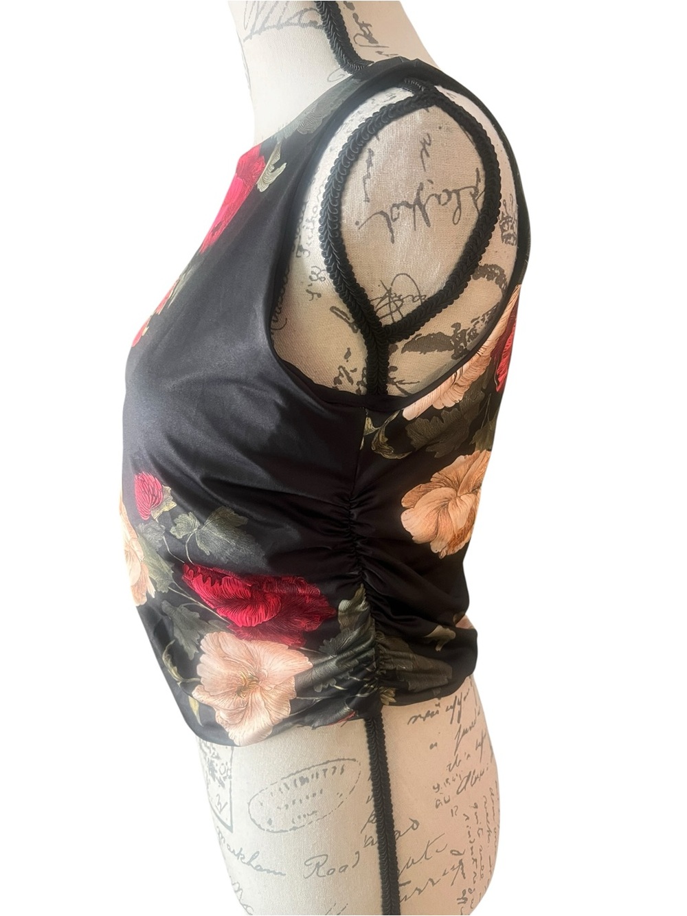 Albion Black Floral Two-Piece Swim Set - Picture 4 of 11